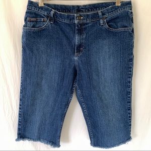 Lee Riders cut off denim shorts